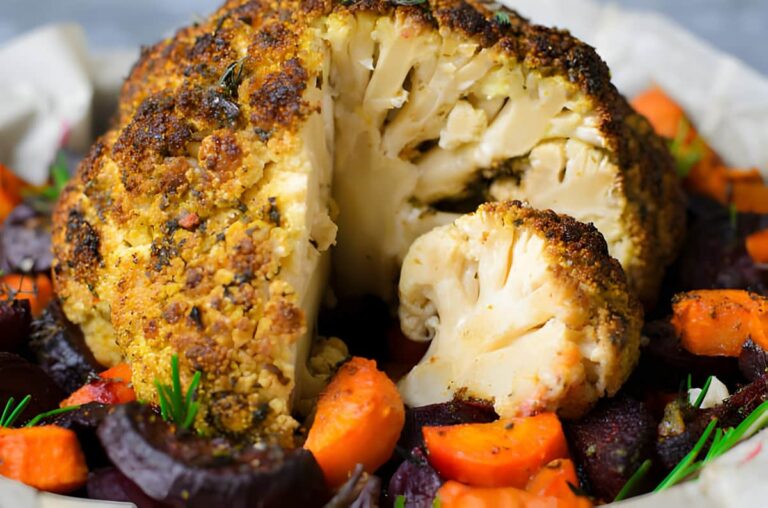 Delicious Roasted Mustard Cauliflower Recipe