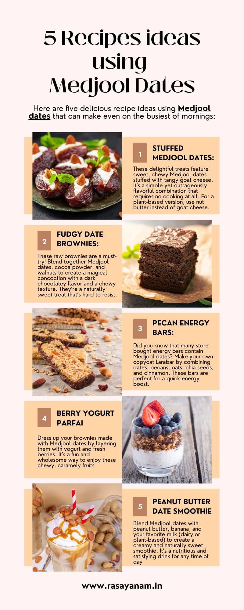 Medjool dates Reciepes